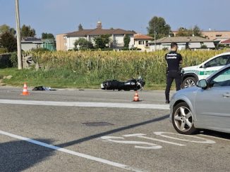 samarate incidente moto auto -