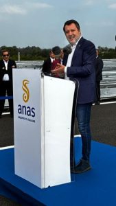 Novara tangenziale inaugurazione Salvini
