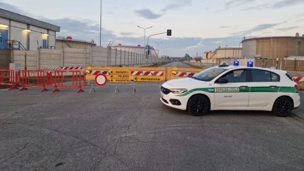 Trecate incidente chiusa SP6