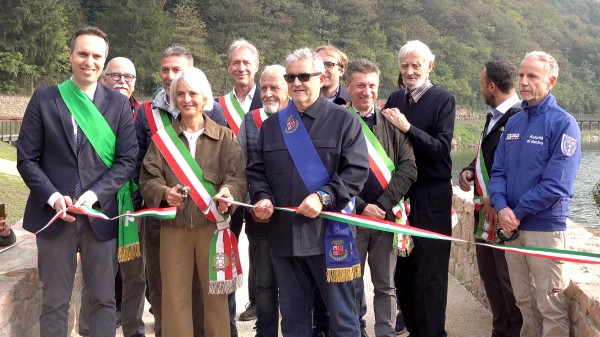 inaugurata passerella lago ghirla
